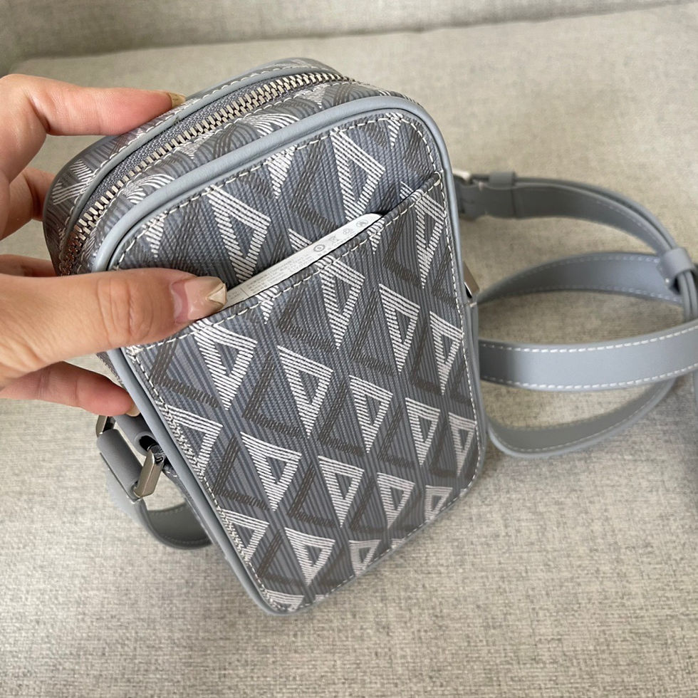 Thumbnail: Hit the Road Vertical Pouch in Gray