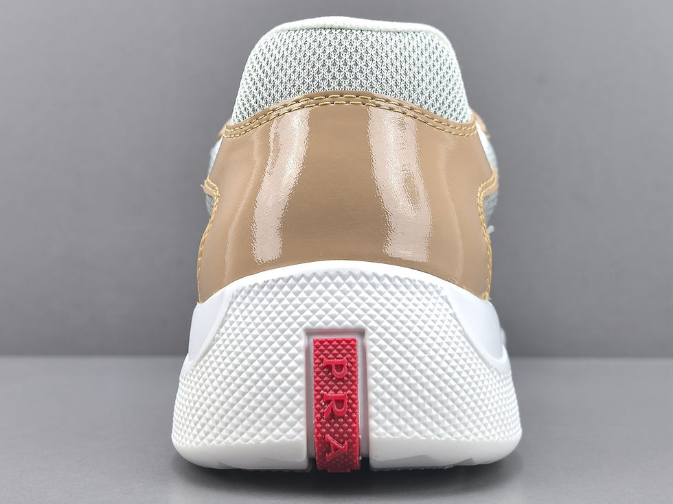 Thumbnail: SS26 America's Cup Sneakers Patent Leather in Beige