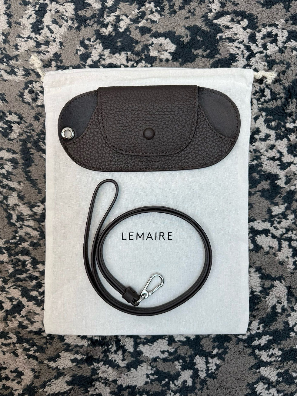 Thumbnail: SS26 Brown Bell Glasses Holder Pouch
