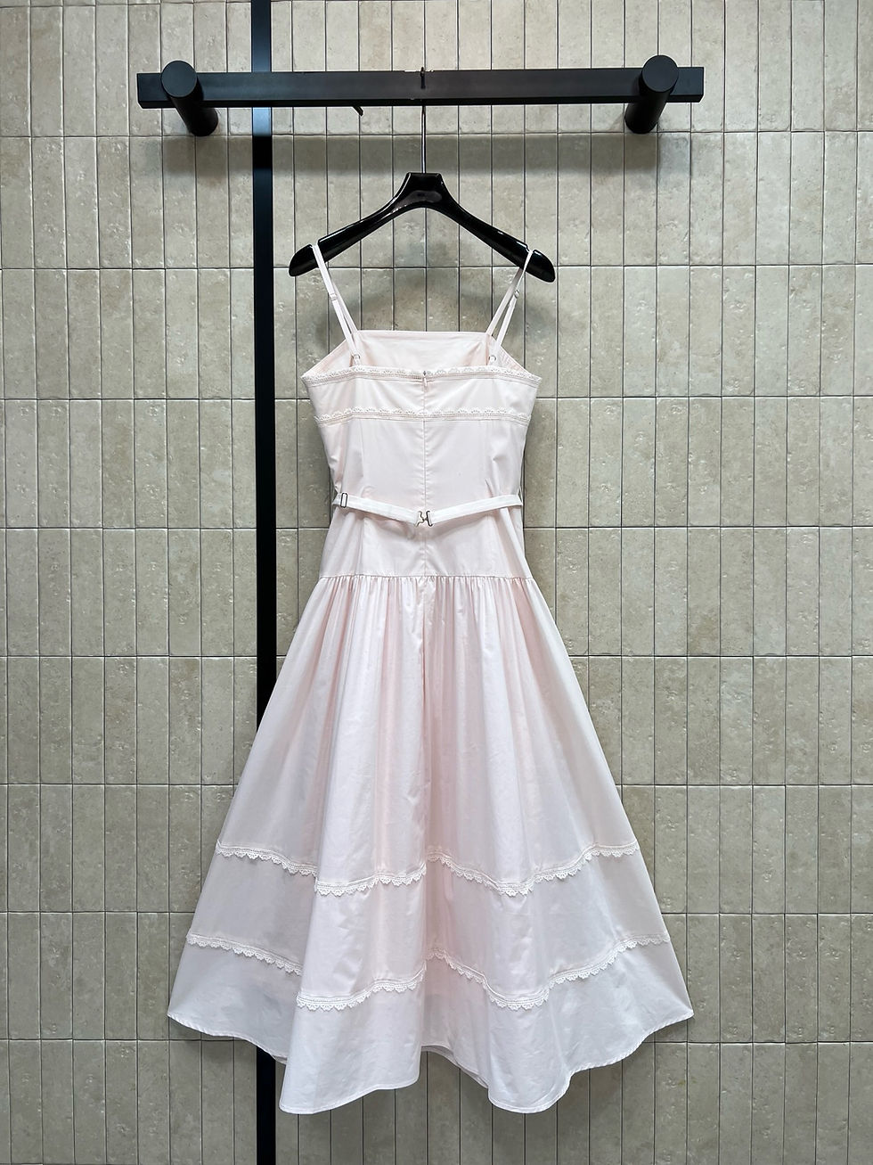 Thumbnail: SS26 Mid-Length Flared Dress with Belt