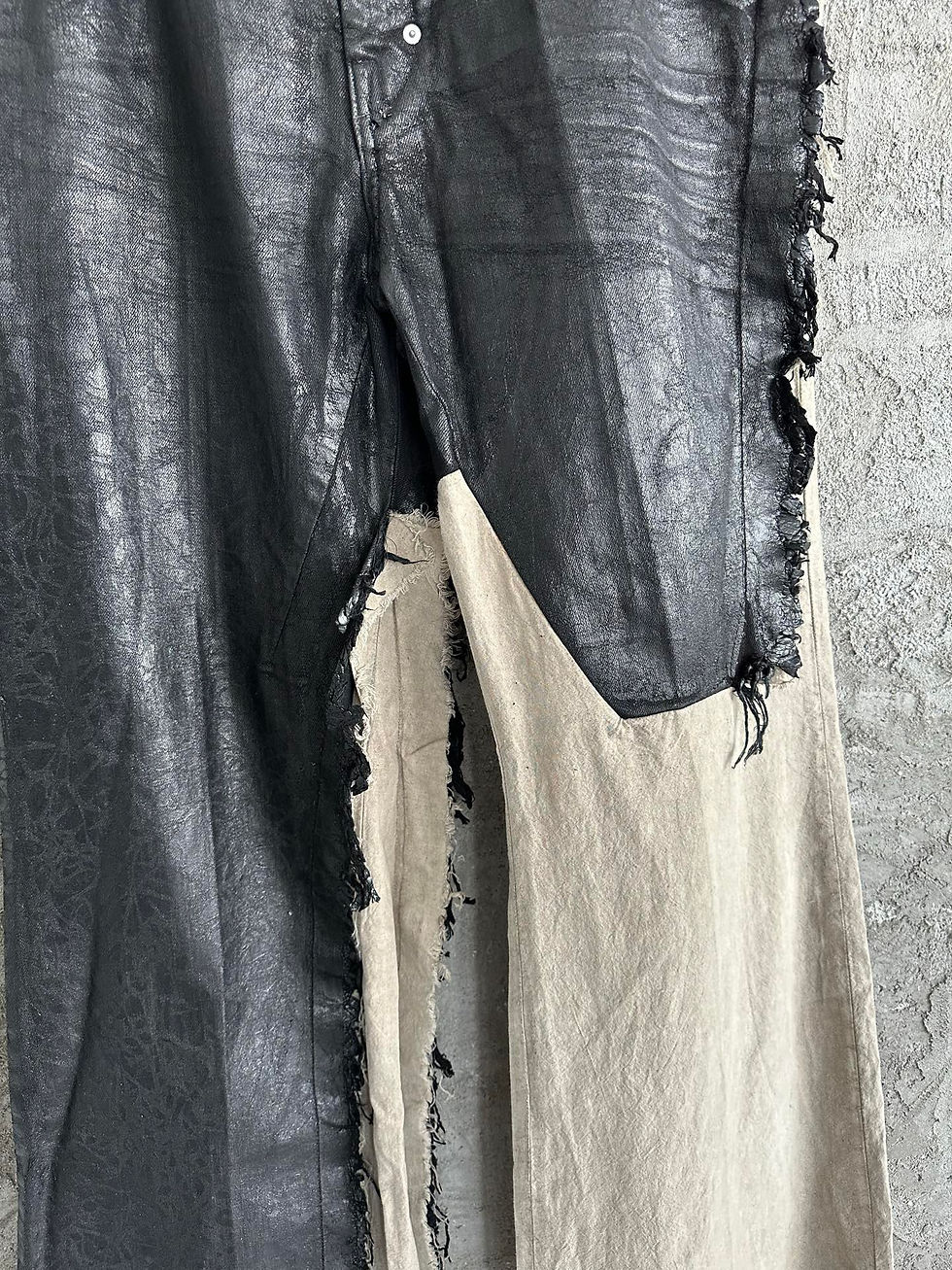Thumbnail: RO SS26 Joris Jeans in Black/Beige