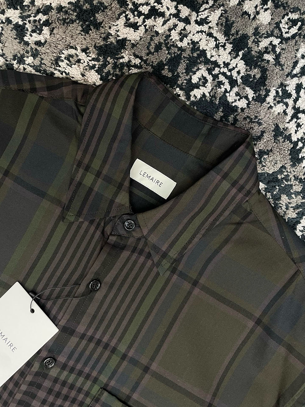 Thumbnail: SS26 Regular Shirt in Dark Brown/Marine