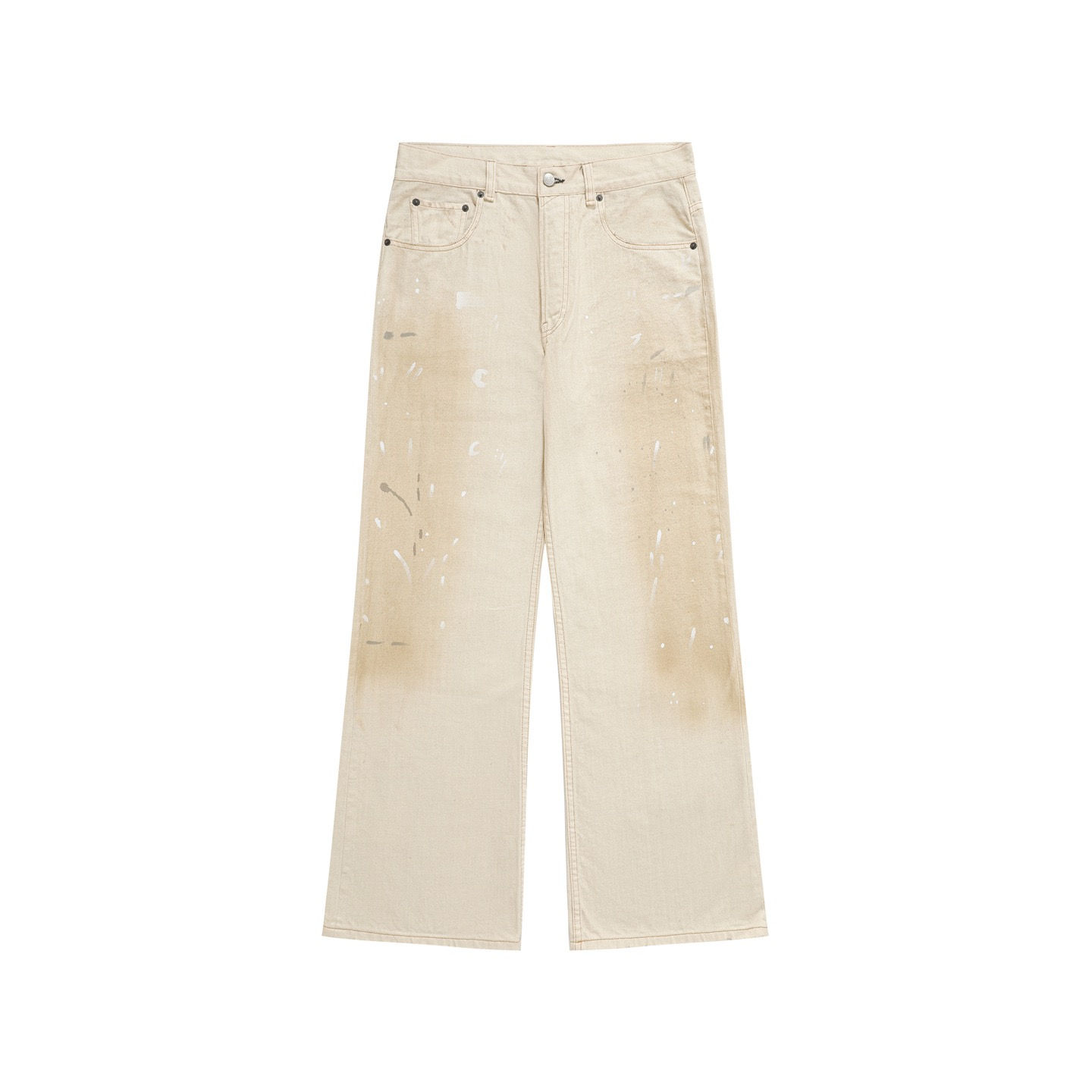 FW26 Regular Fit Paint Splatter Jeans