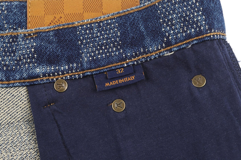 Thumbnail: SS26 Damier Denim Skate Pants