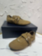 Thumbnail: SS26 Military Collpase Canvas Sneaker with Buckled Strap in Beige