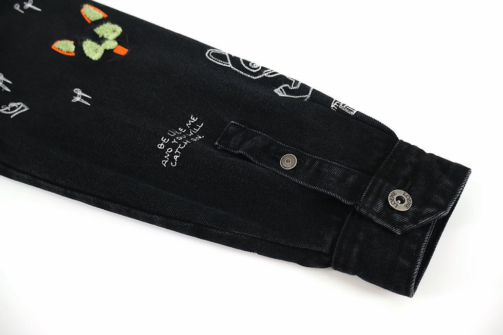 Thumbnail: LWE x Louis Wain SS25 Embroidered Denim Overshirt