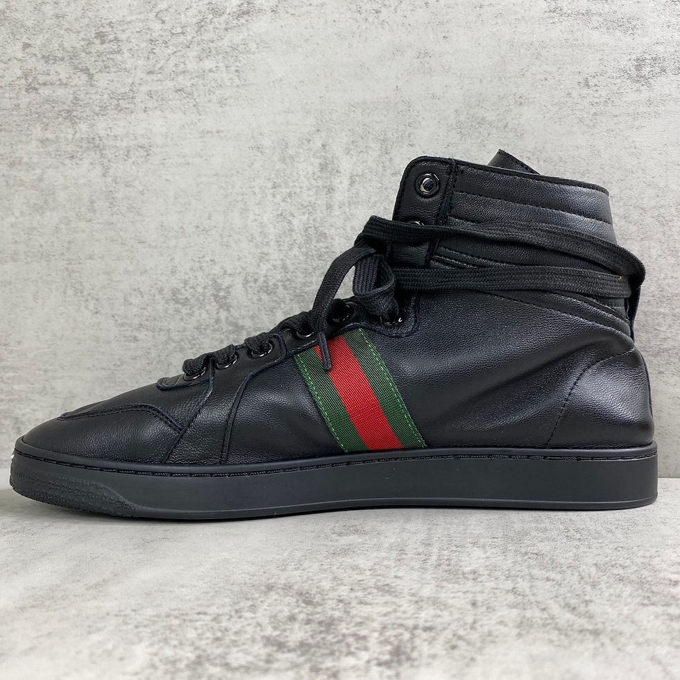 Thumbnail: SS26 Stretch High Top Sneaker in Black