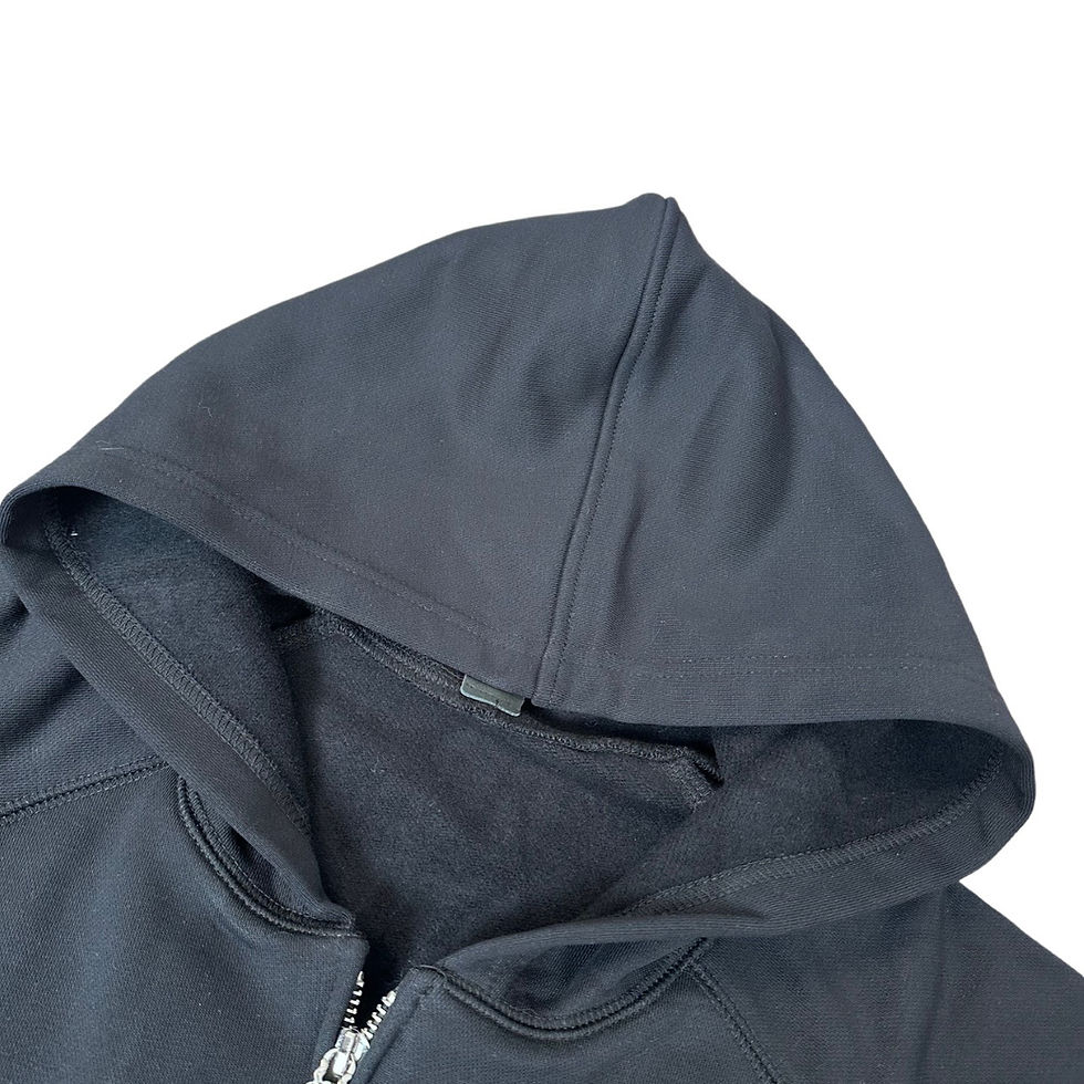 Thumbnail: CH SS26 Cross Patch Zip Up Hoodie in Black