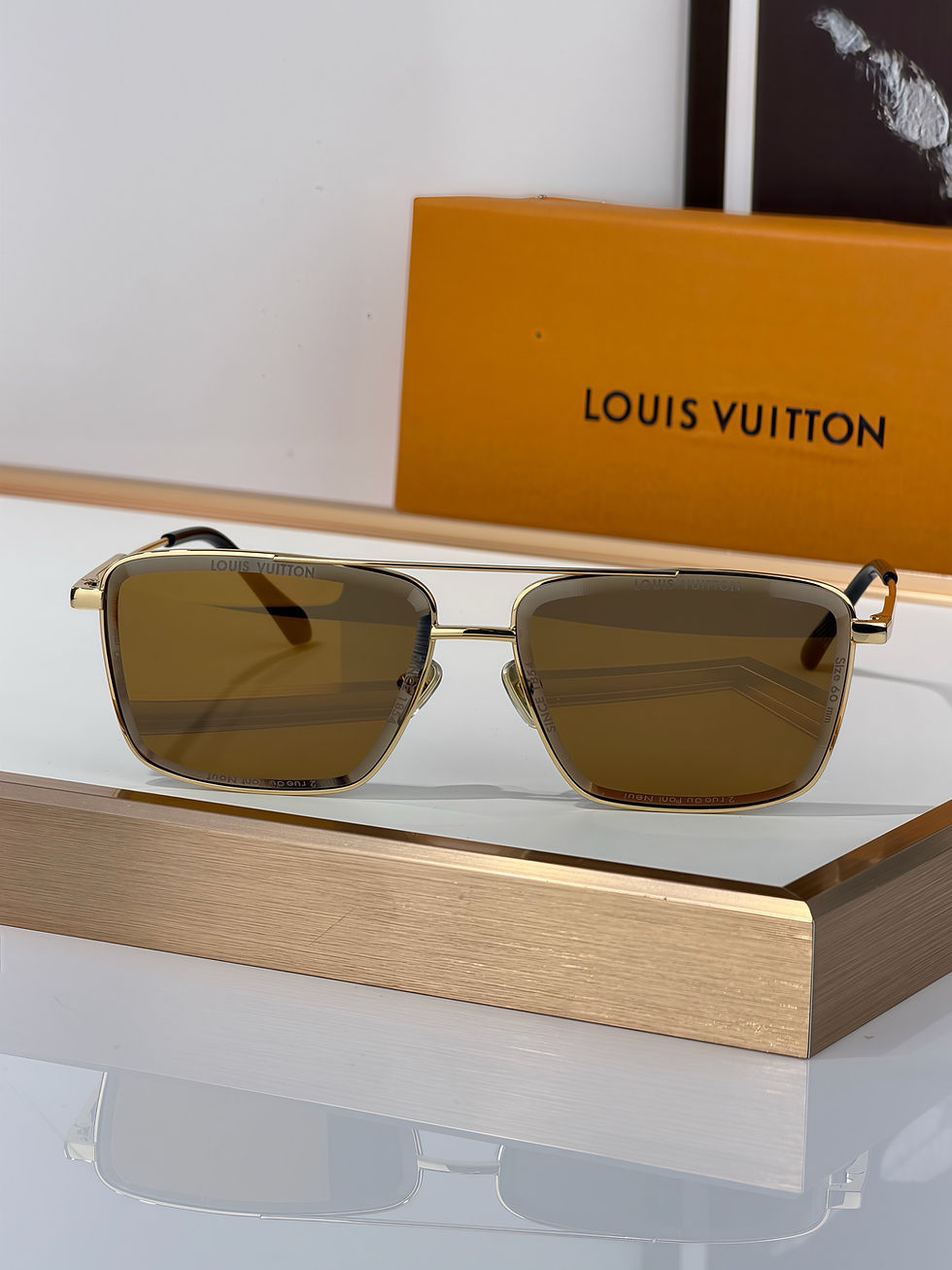 Thumbnail: LV SS26 1.1 Evidence Metal Square Sunglasses in 5 Colors