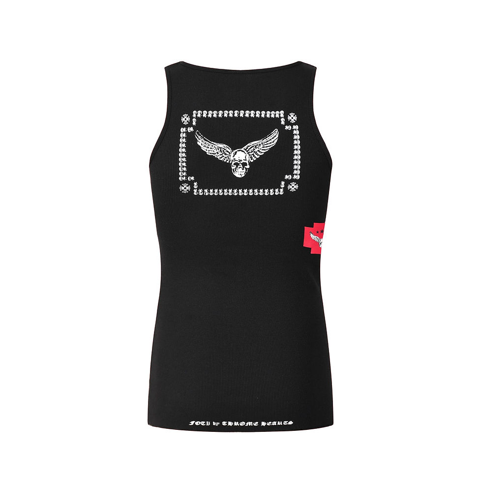 Thumbnail: CH Foti Winged Skull Red Tanktop