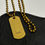 Thumbnail: Maison Dog Tag in Gold