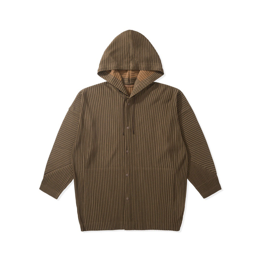 IM SS26 Homme Plisse Hoodie in Olive