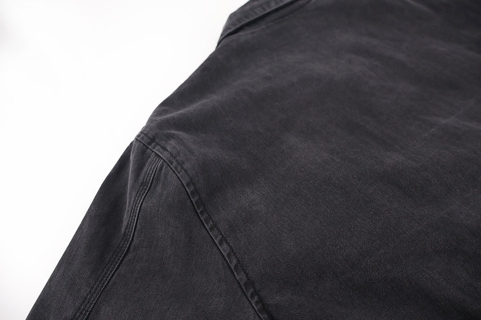 Thumbnail: CH SS26 Washed Denim Dagger Zip Jacket
