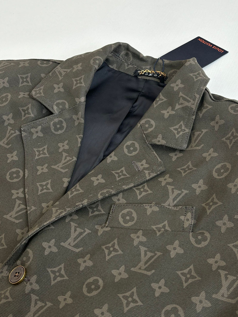 Thumbnail: SS26 Monogram Waxed Denim Jacket