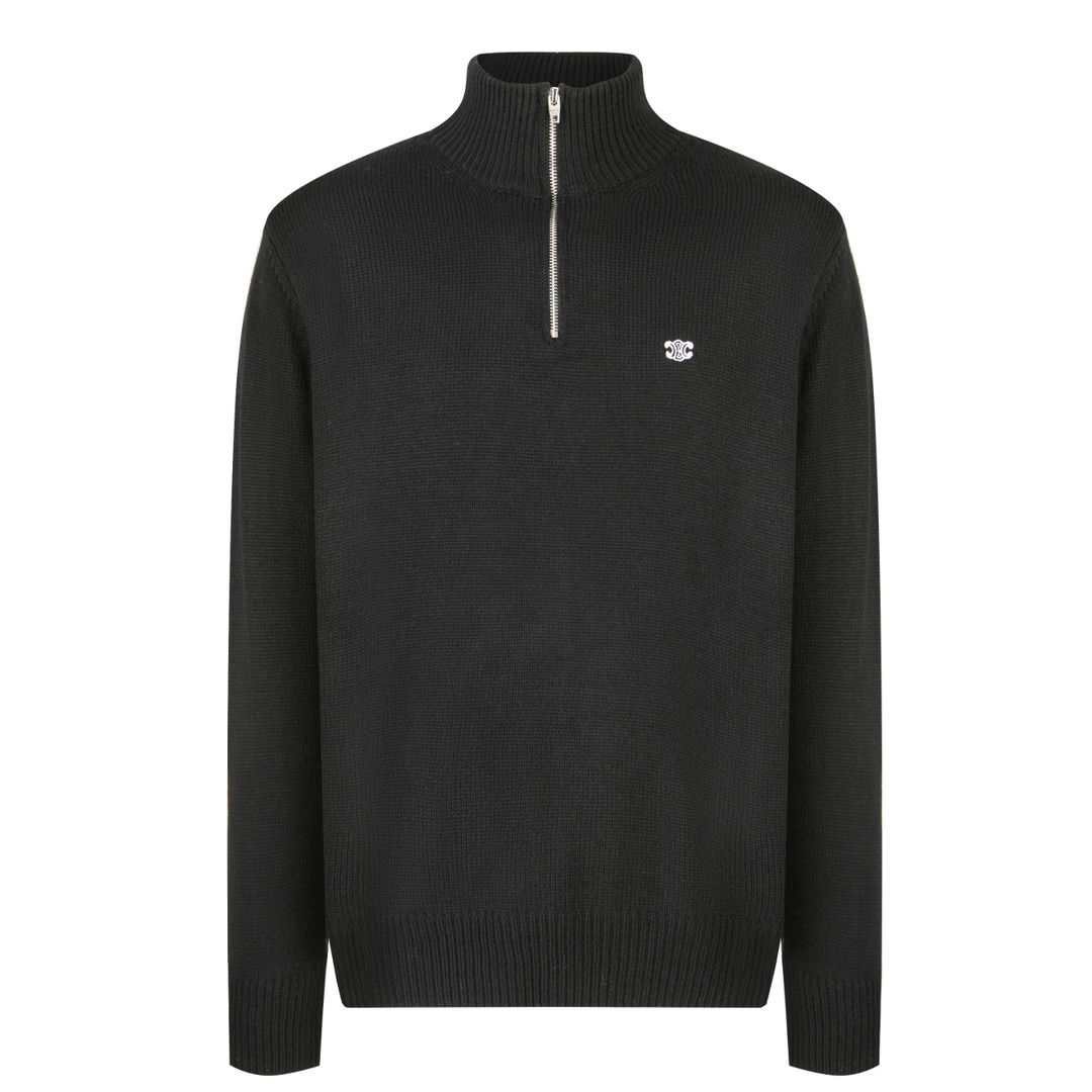 FW26 Trucker Sweater in Black