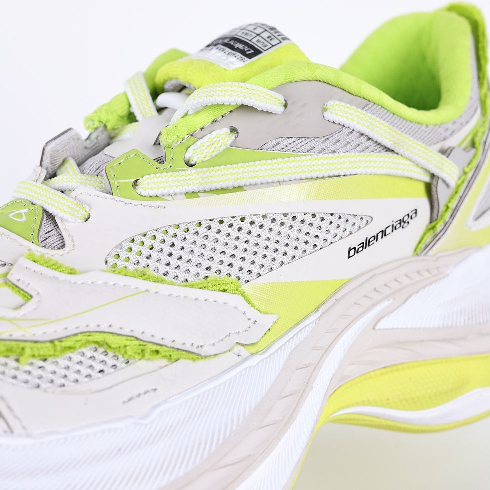 Thumbnail: SS26 Jet Sneaker in Eggshell Lime