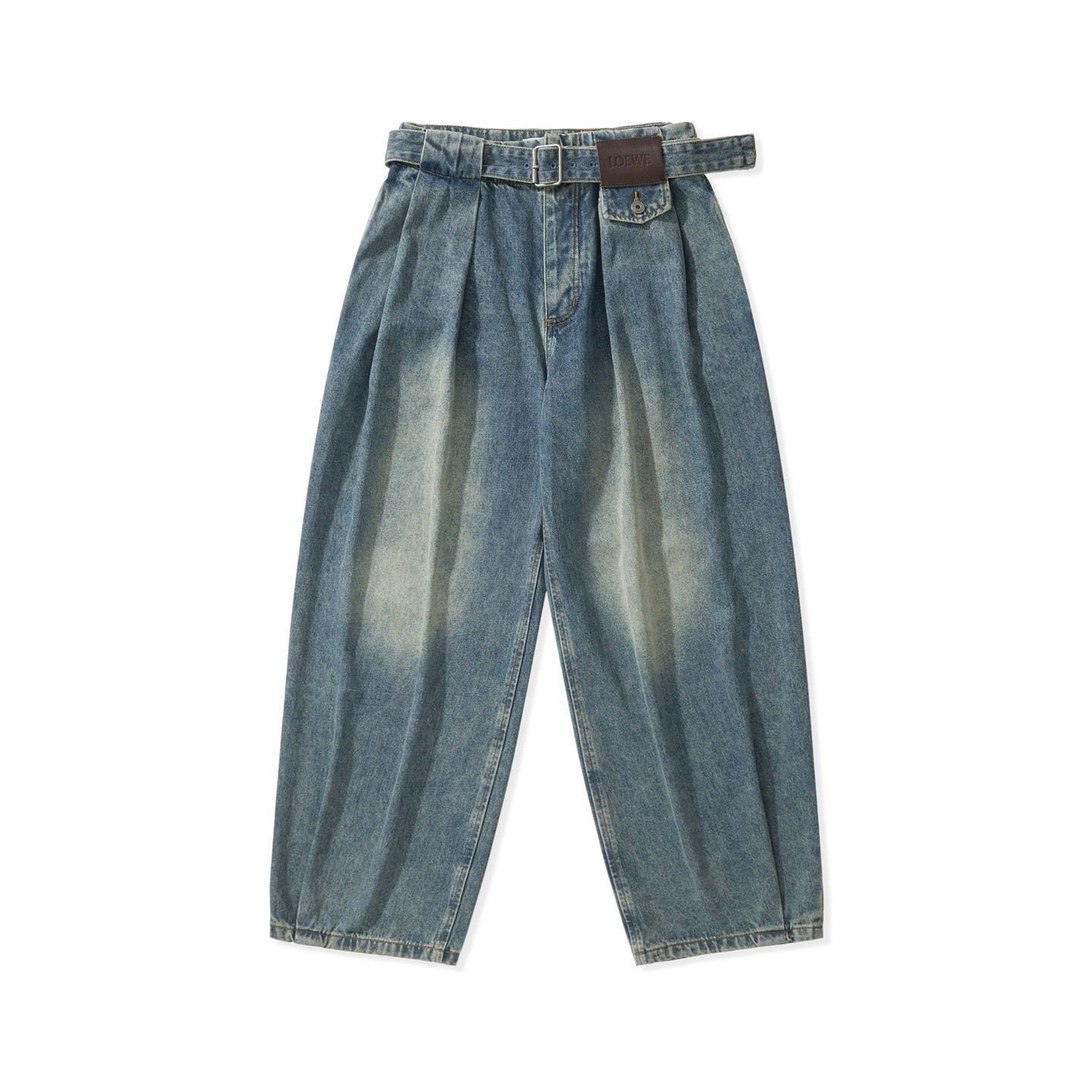 SS26 Pleated Boyfriend Jeans