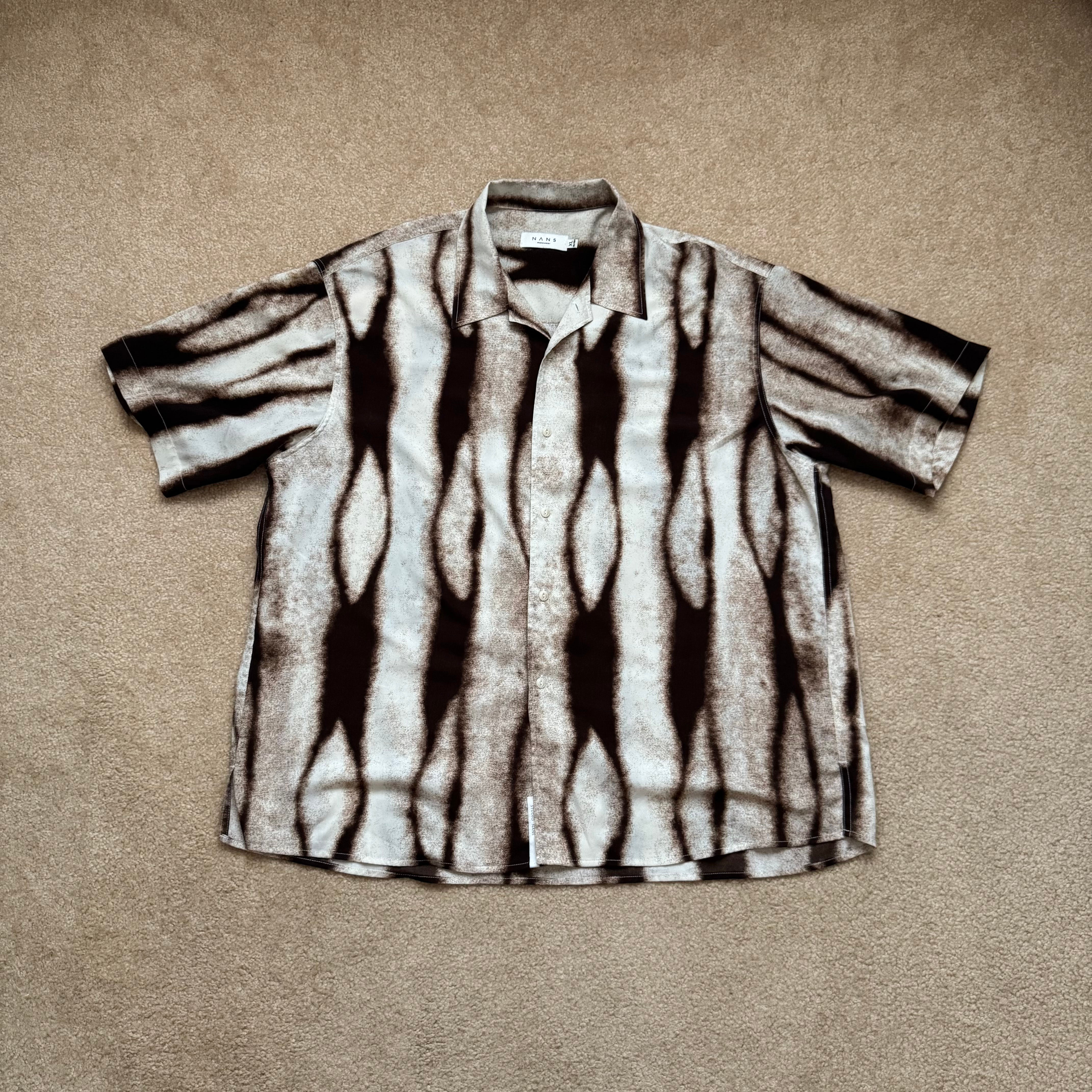 [US ONLY] Size XL Gradient Tie Dye Printed Shirt