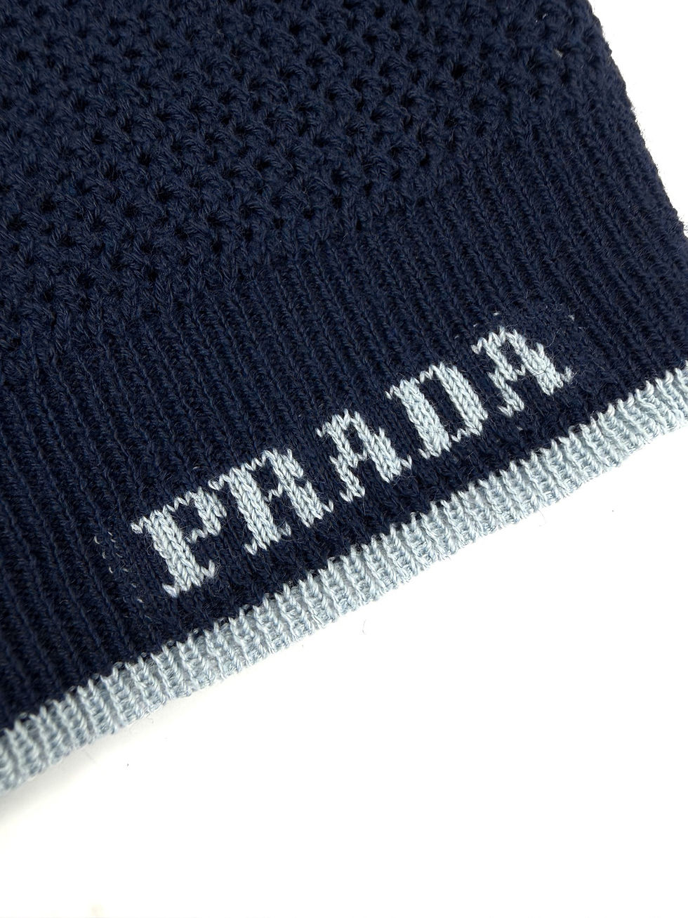 Thumbnail: SS26 Navy Silk and Cotton Polo Shirt