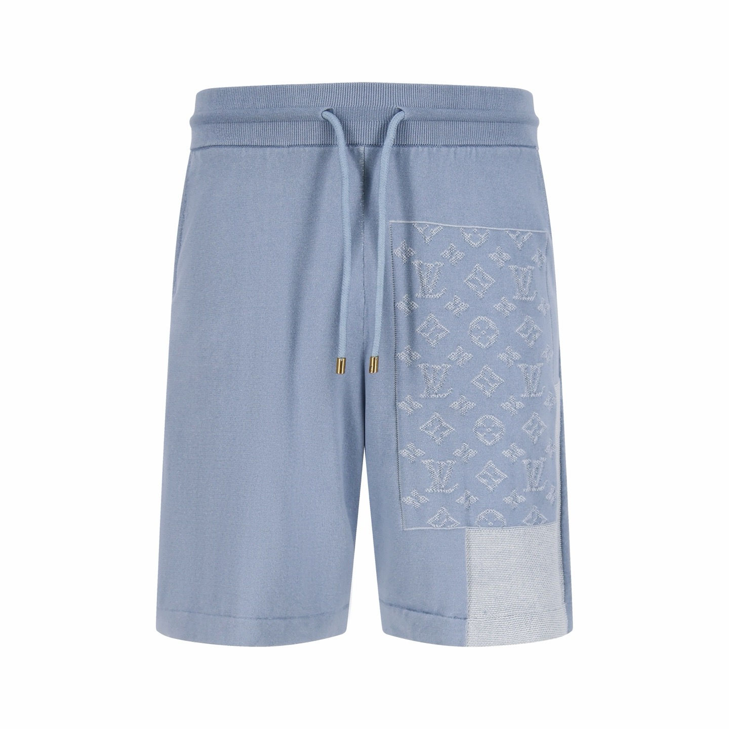 SS26 Knitted Patchwork Denim shorts