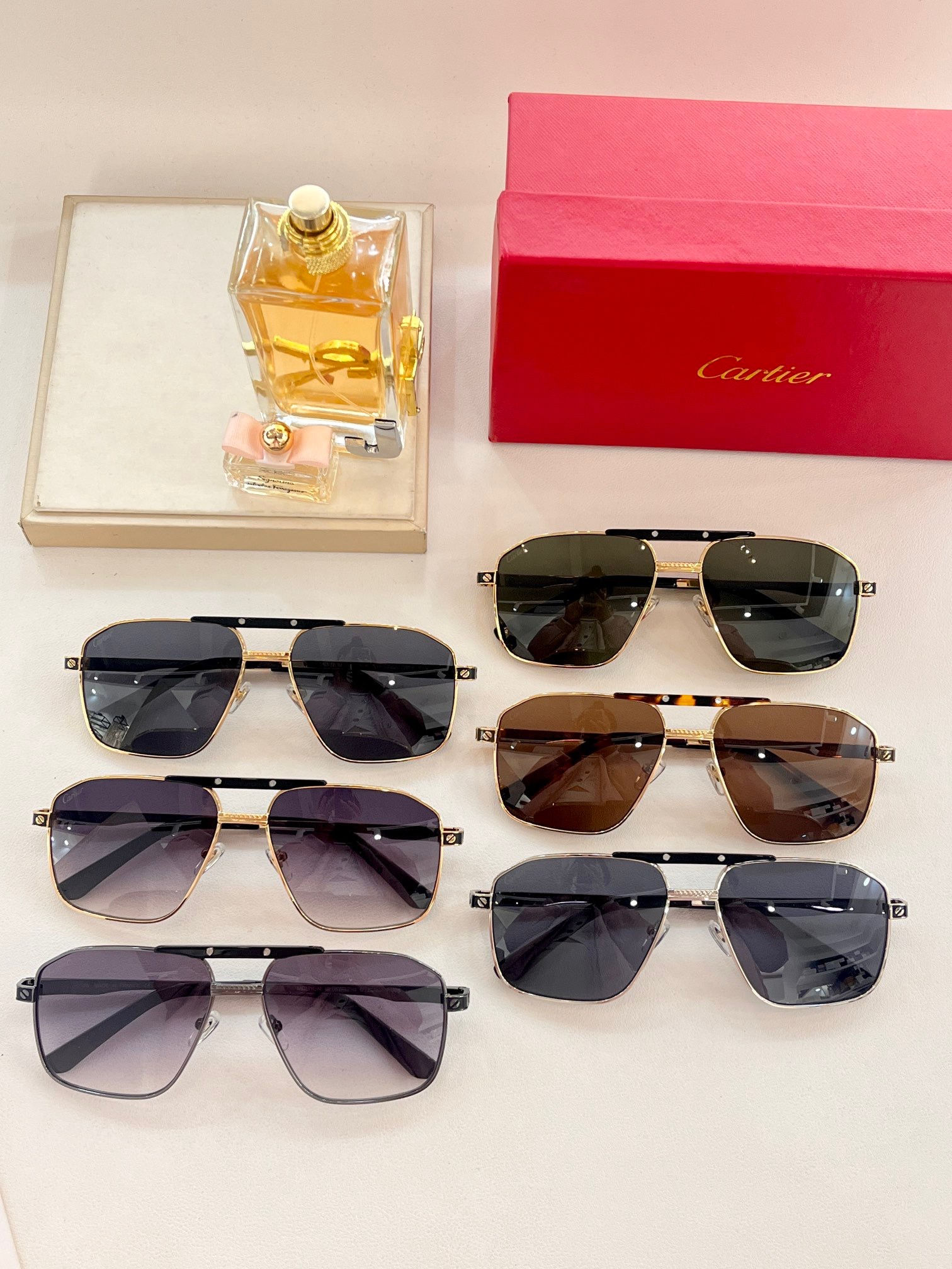 CRT Geometric Aviator Sunglasses in 6 Colors