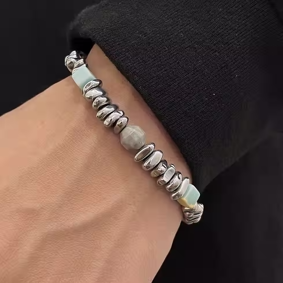 Thumbnail: Turquoise Beaded Bracelet