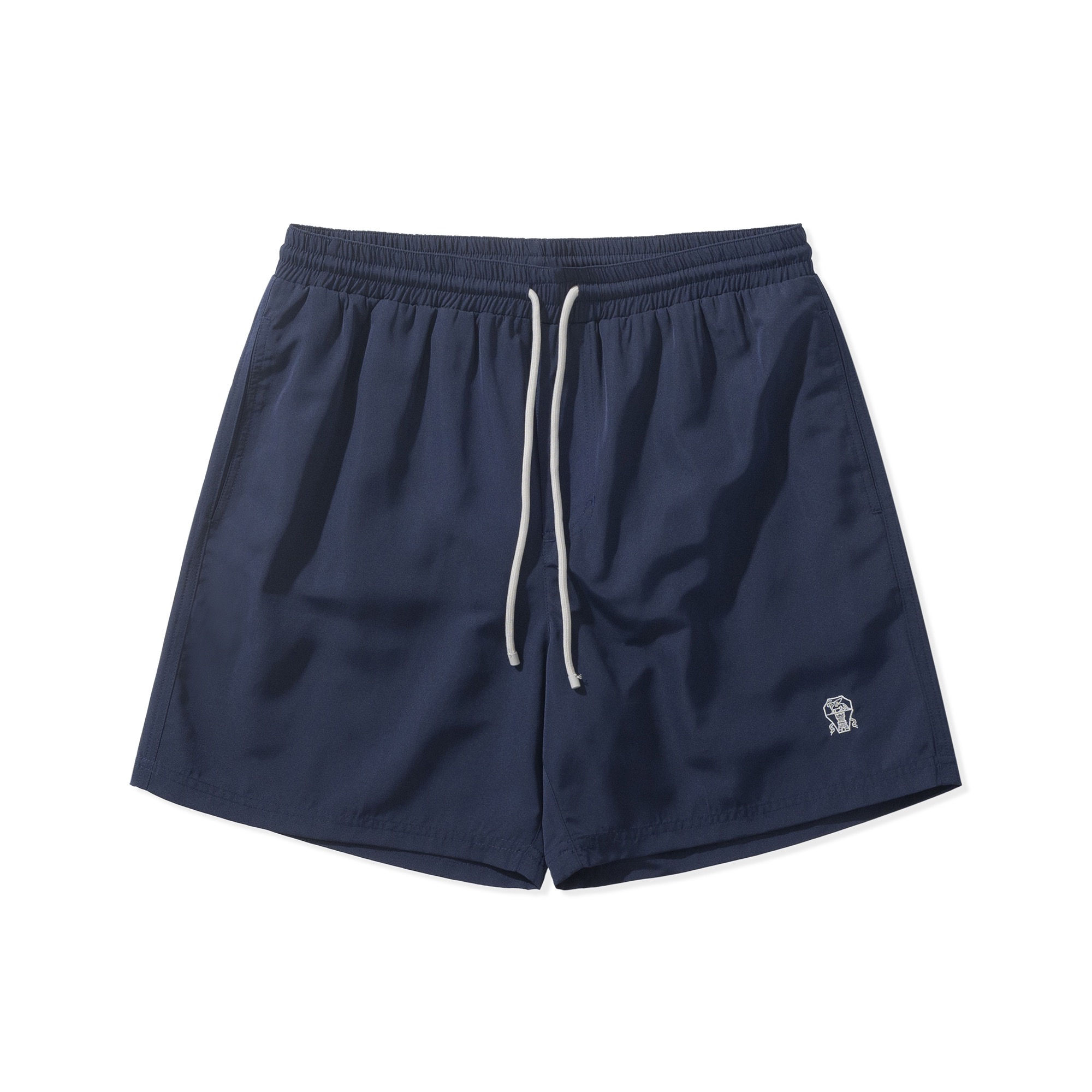 BC SS26 Embroidered Logo Swim Shorts in Navy