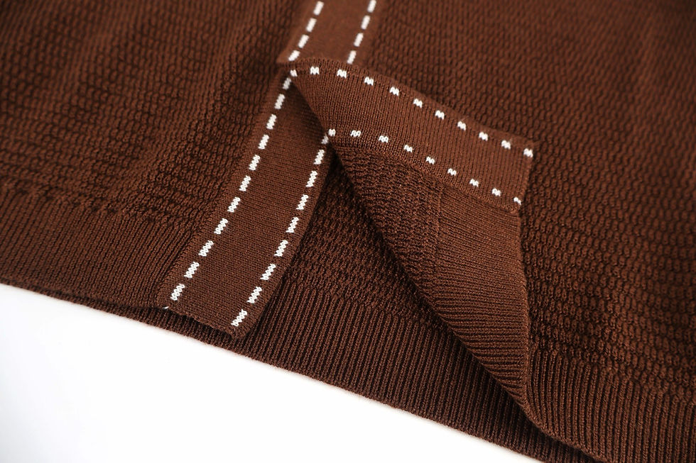Thumbnail: SS26 Cotton Knit Shirt in Brown