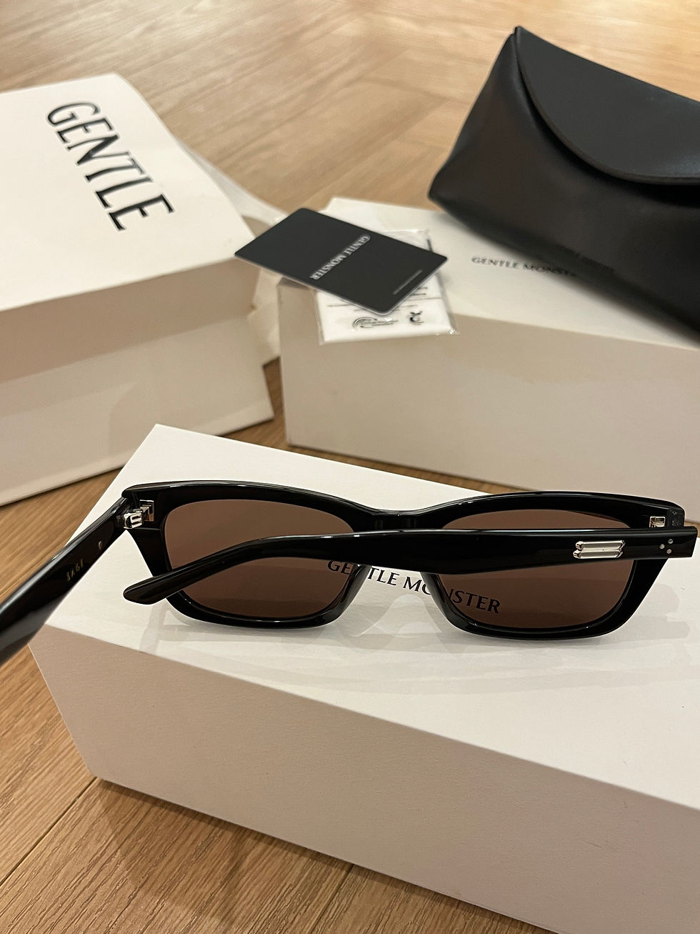 Thumbnail: GM SS26 Sage Sunglasses in Black/Brown Tint