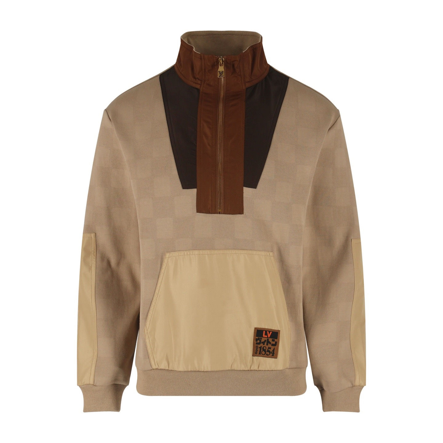 FW25 Damier Hybrid Half-Zip Workwear Pullover