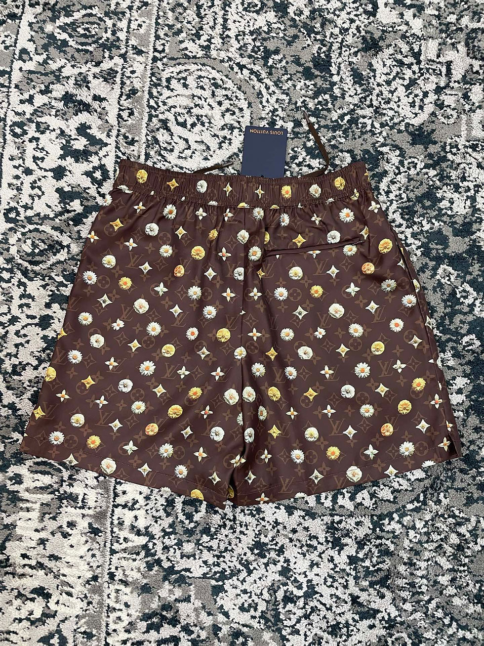 Thumbnail: SS26 Monogram Printed Silk Shorts