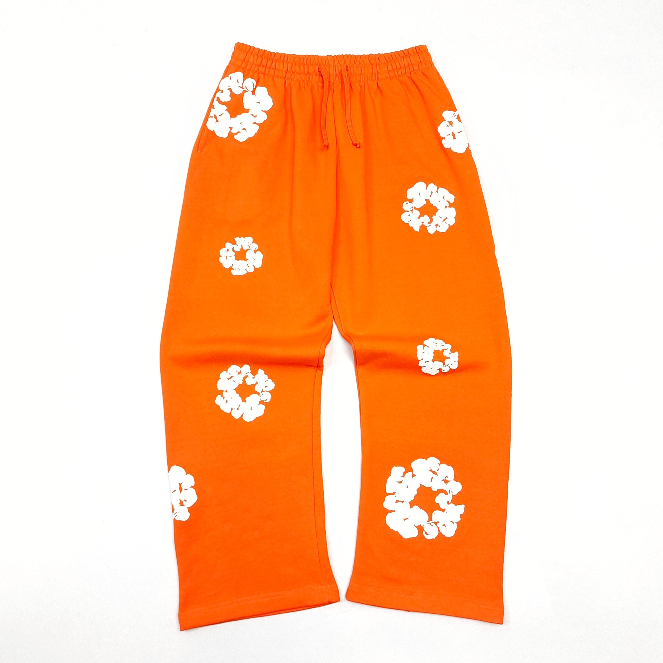 FW25 Cotton Wreath Sweatpants in Orange