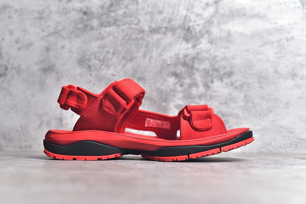 Thumbnail: Tourist Sandals in Red/Black