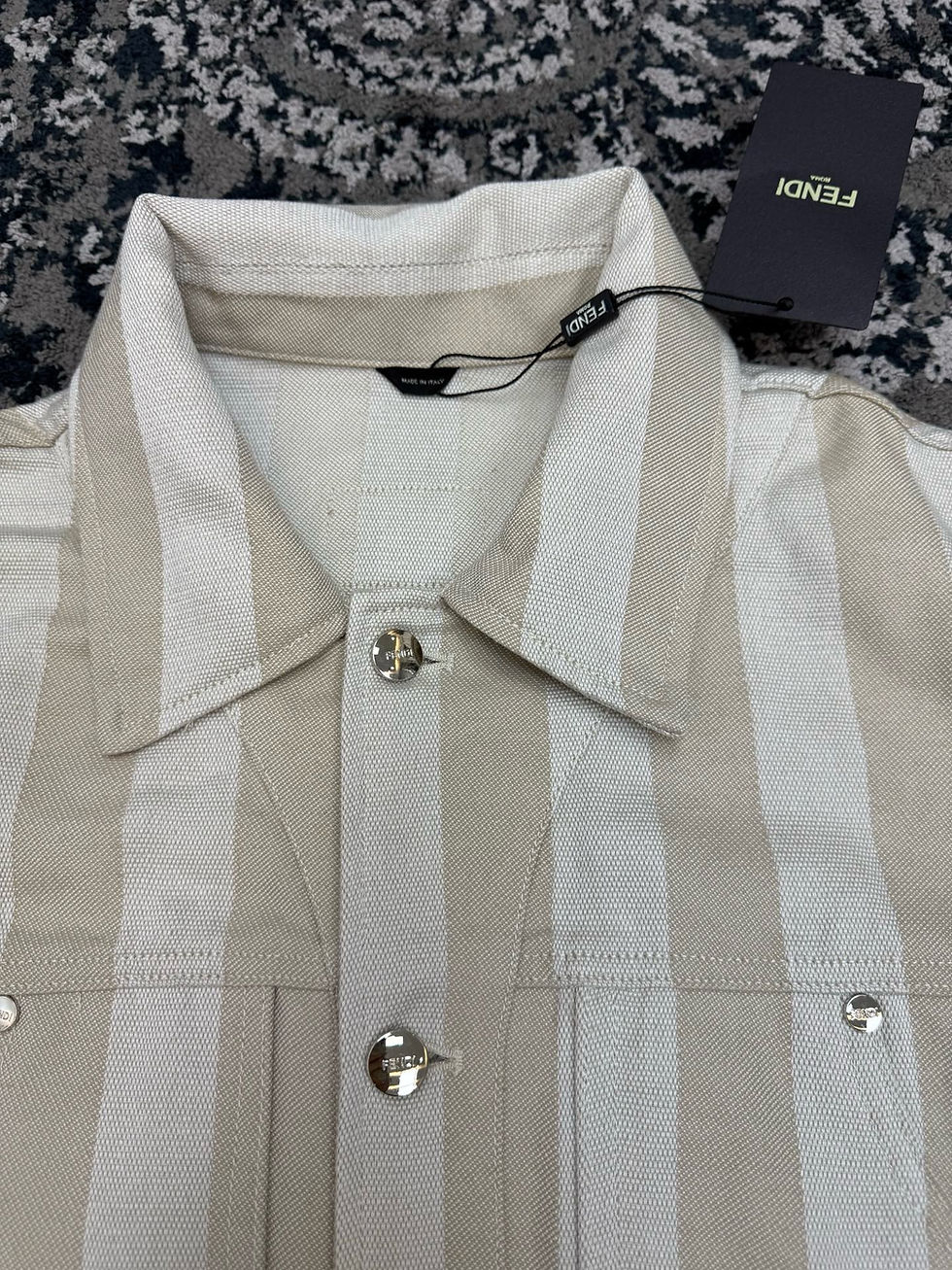 Thumbnail: SS26 Striped Denim Jacket