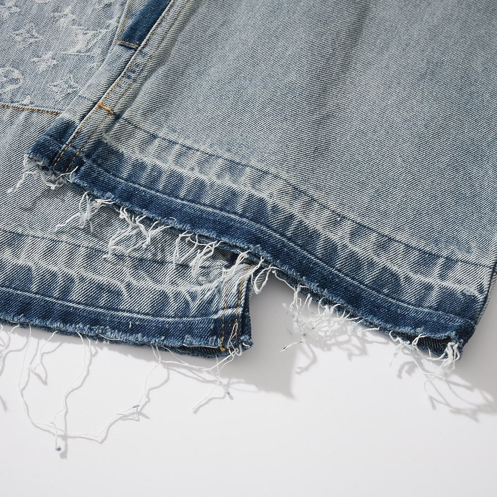 Thumbnail: SS26 Monogram Destroy Denim Pants