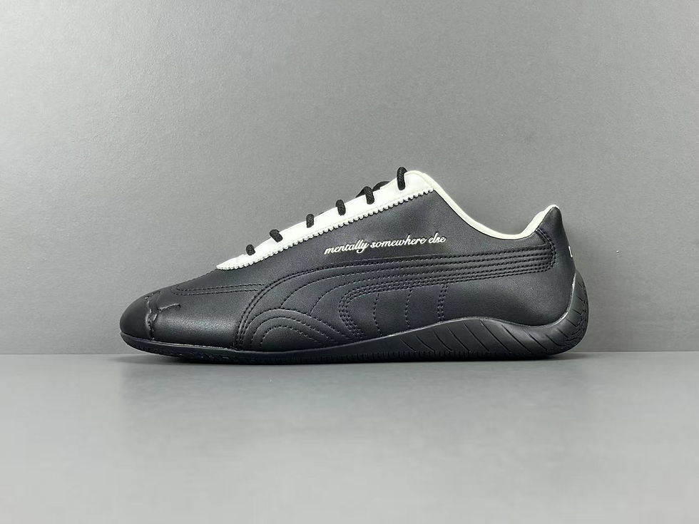Noafterno x Puma SS25 Speedcat Sneaker in Black/White