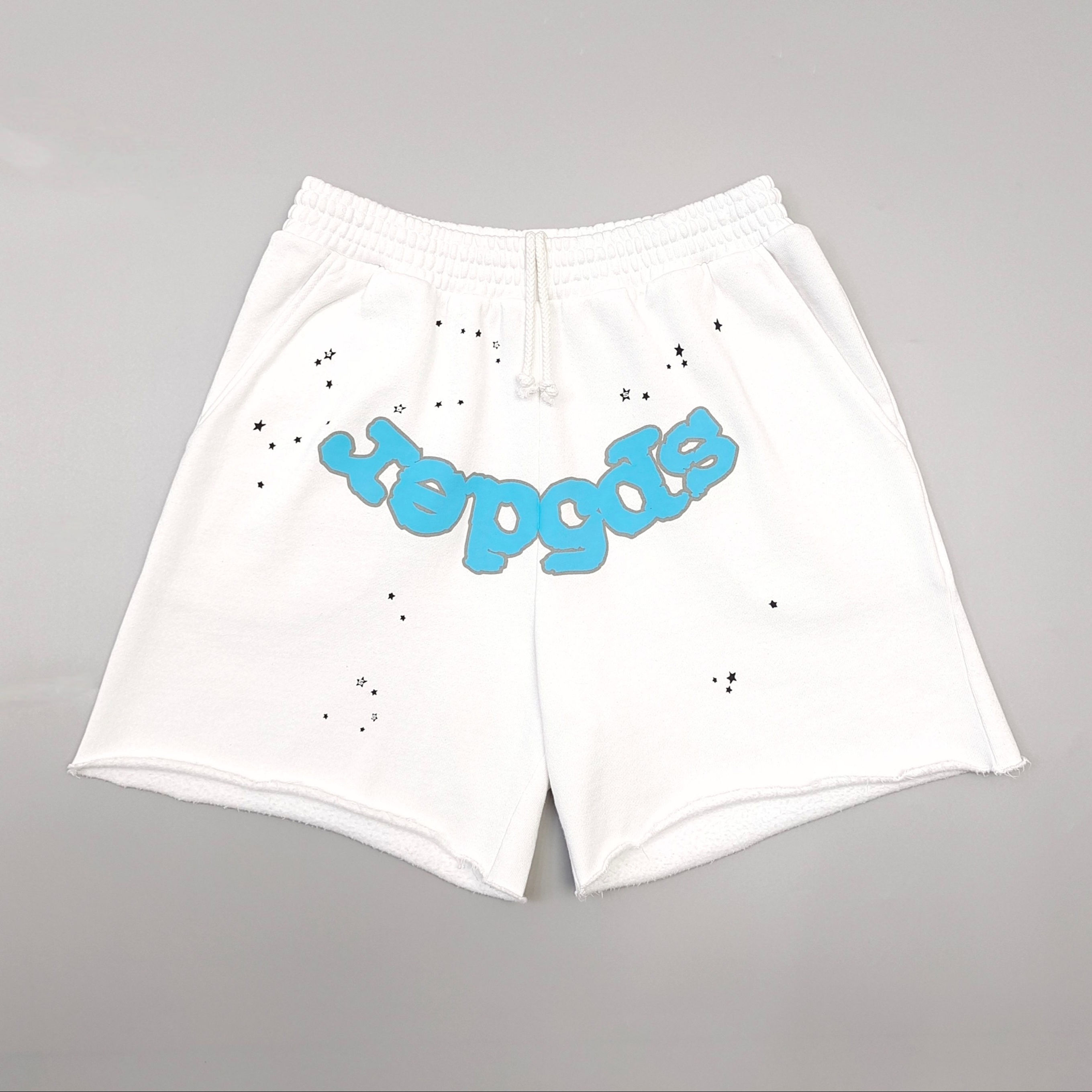 Sp5der SS26 OG Logo Sweatshort in White