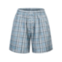 ACNE SS26 Casual Flannel Check Shorts