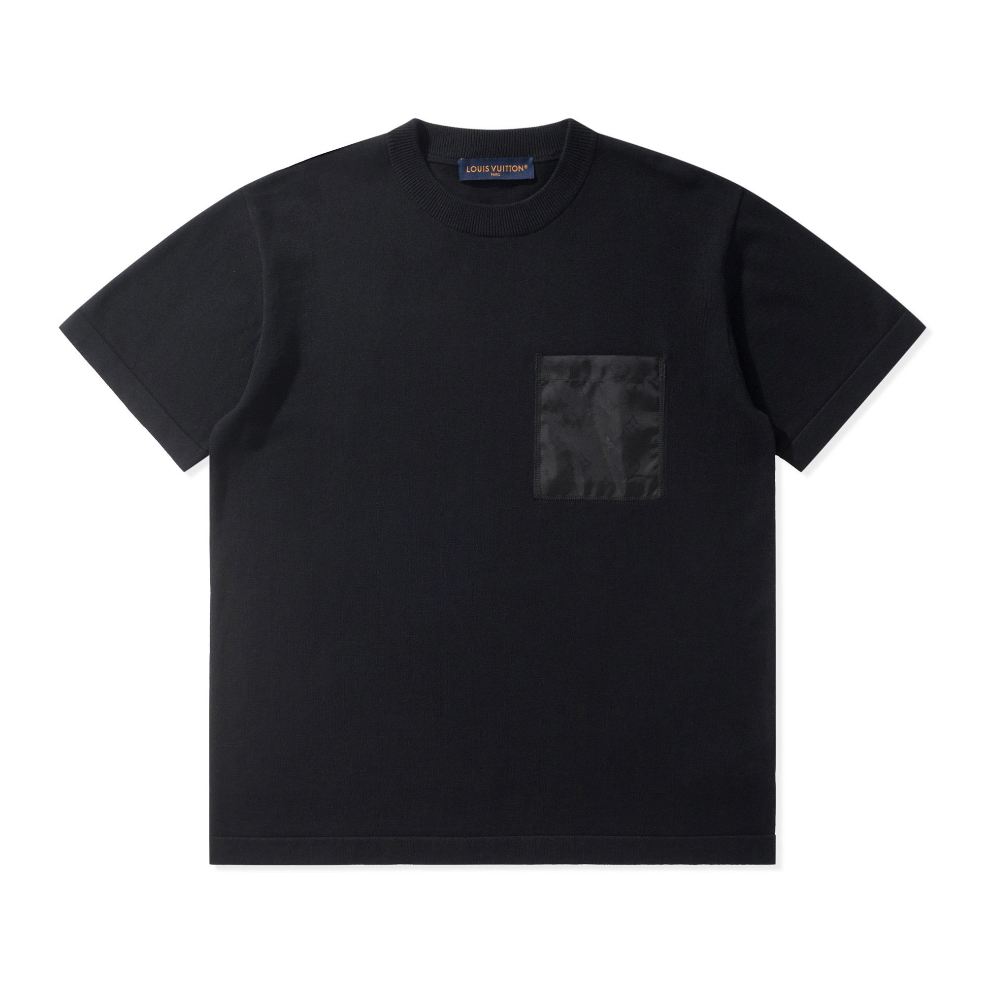 SS26 T-Shirt with Technical Signature Details in Black