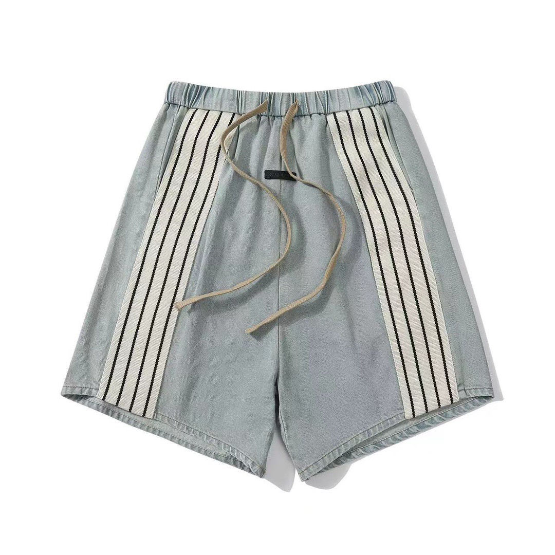 FOG SS26 Denim Stripe Shorts
