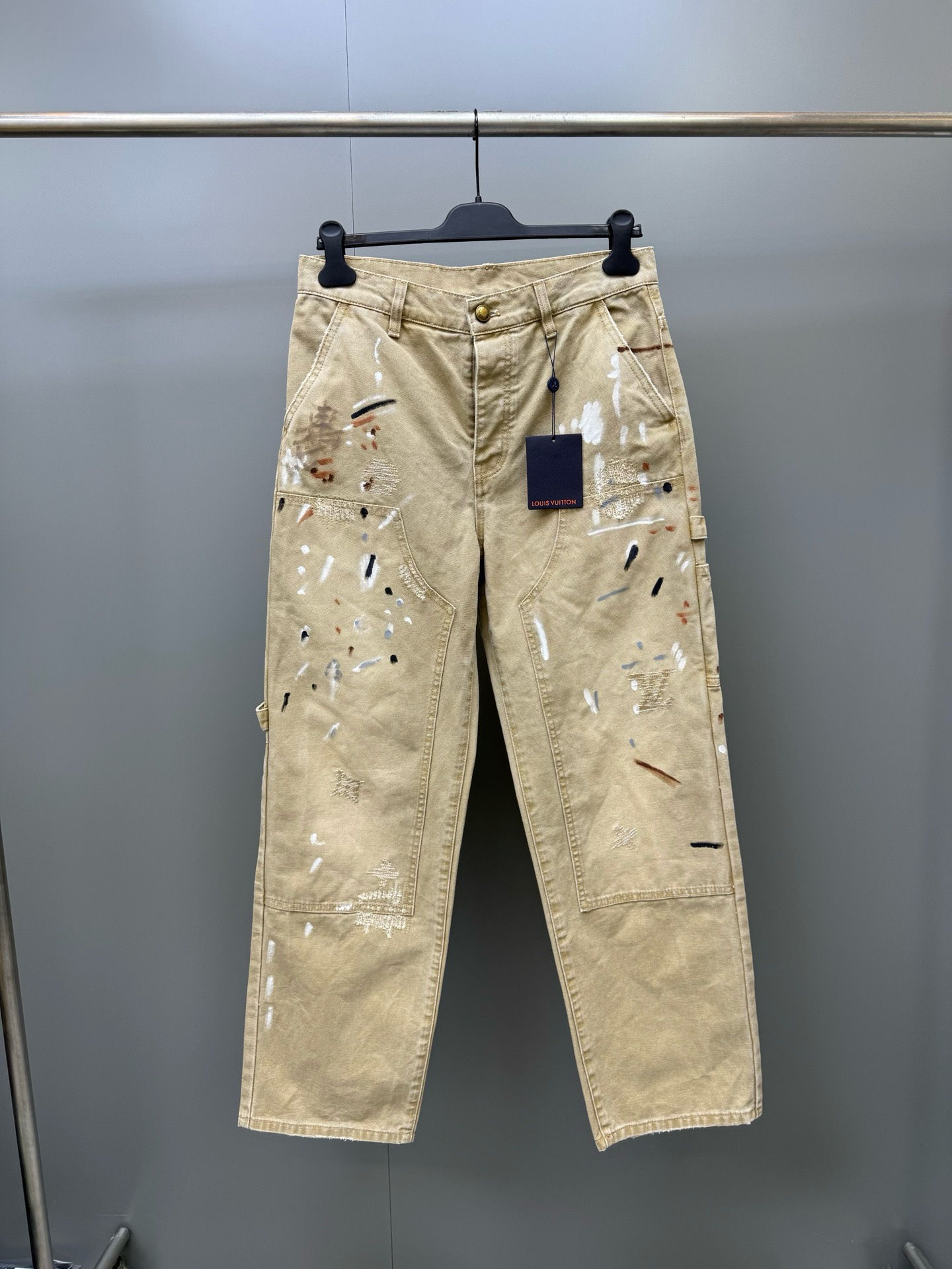 SS26 Embellished Denim Carpenter Pants