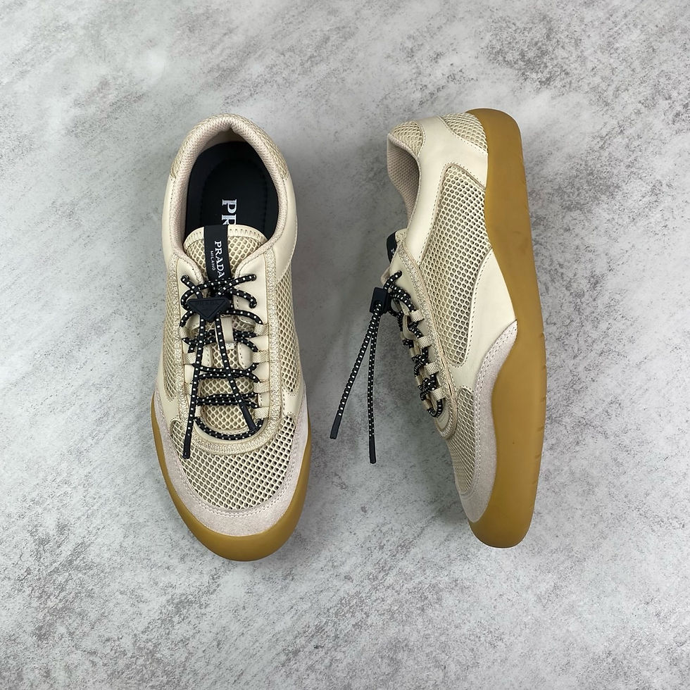 Thumbnail: SS26 Speedrock Leather and Mesh Fabric Sneakers