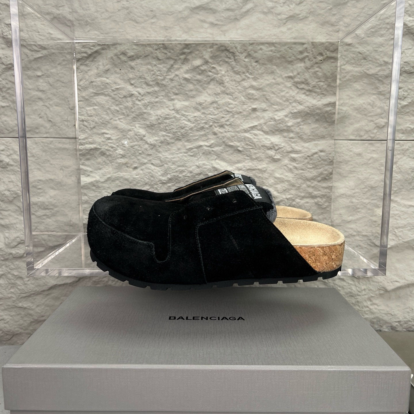 SS26 Dumbo Mules in Black