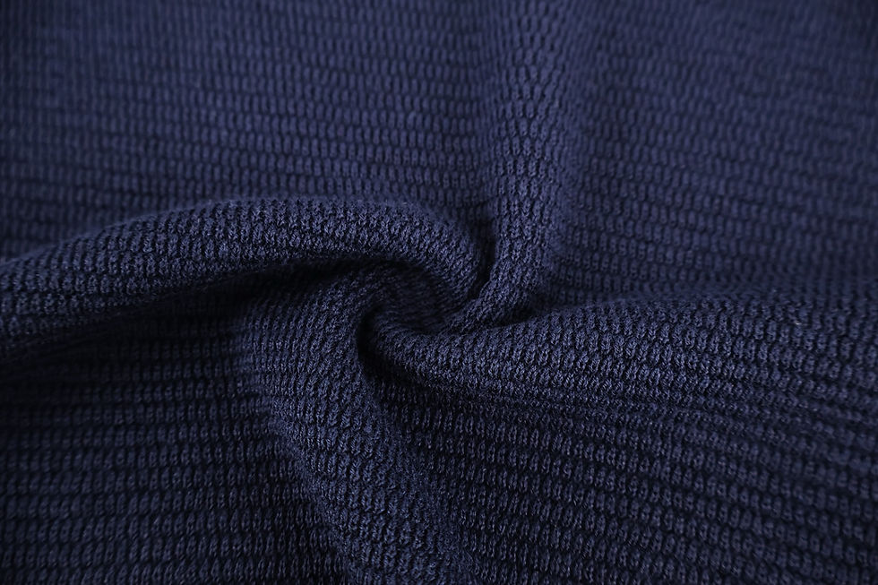 Thumbnail: SS26 Cotton Knit Polo in Navy