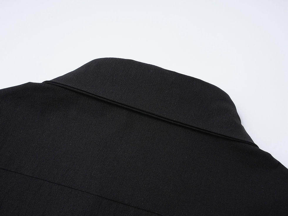 Thumbnail: FW26 Black Stretch Poplin Shirt