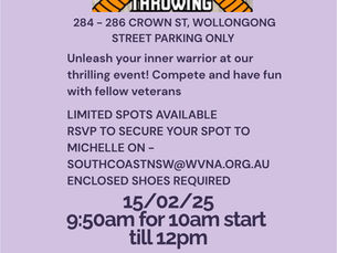 Battle Axe event - Wollongong  Feb 15 