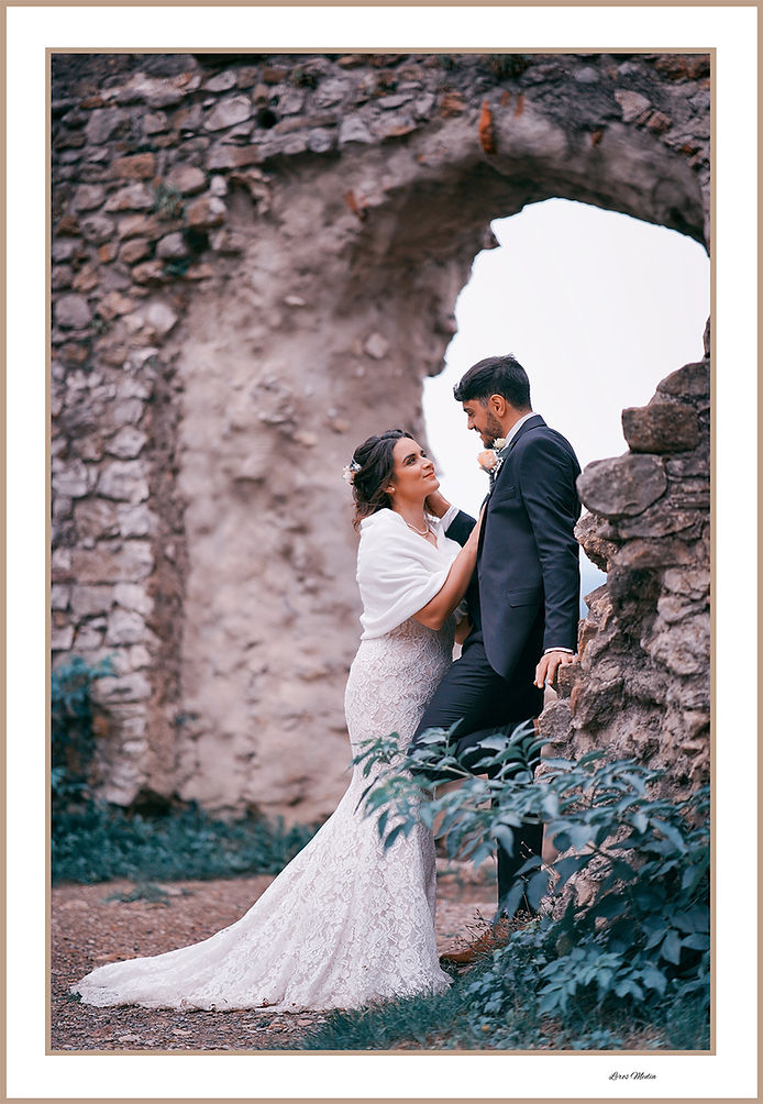 Hochzeitsfotografie an historischer Ruine