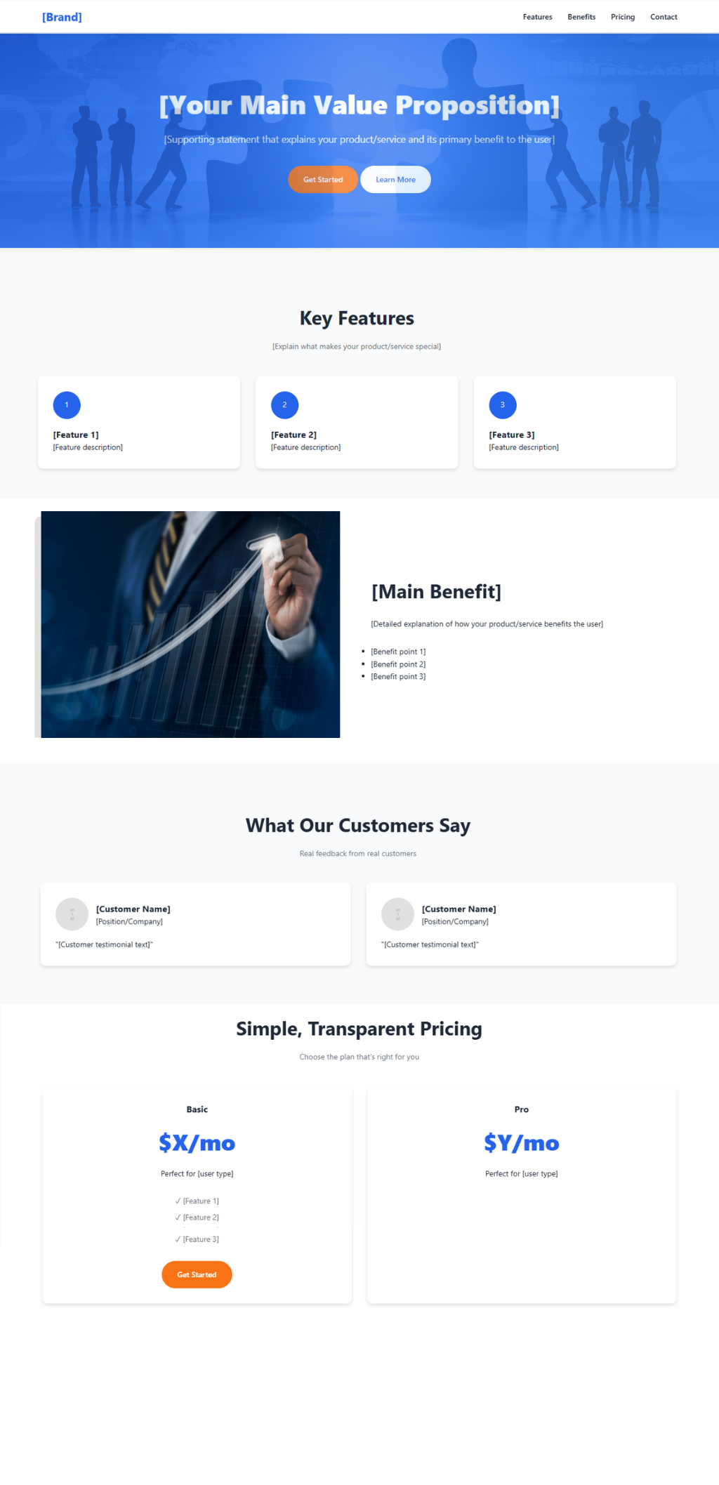 High Converting Landing Page (Template 01)