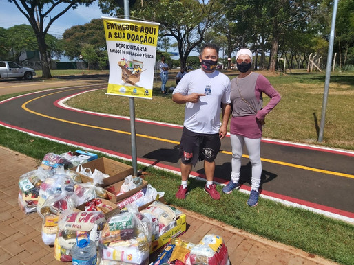 Ação solidária da Secretaria de Esportes e Lazer de Foz do Iguaçu arrecada 2 toneladas de alimentos