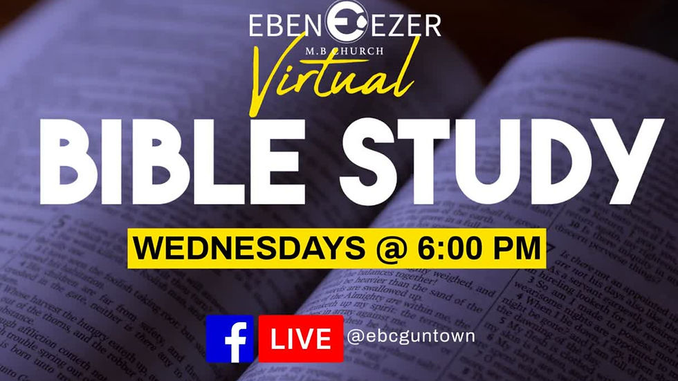 Wednesday Night Bible Study